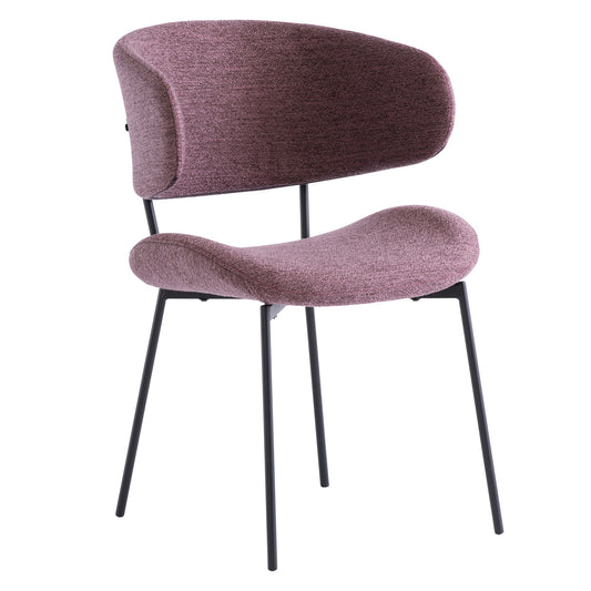 Willow Fabric Chair Dusty Rose