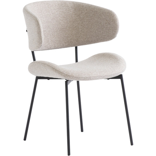 Willow Fabric Chair Linen Neutral