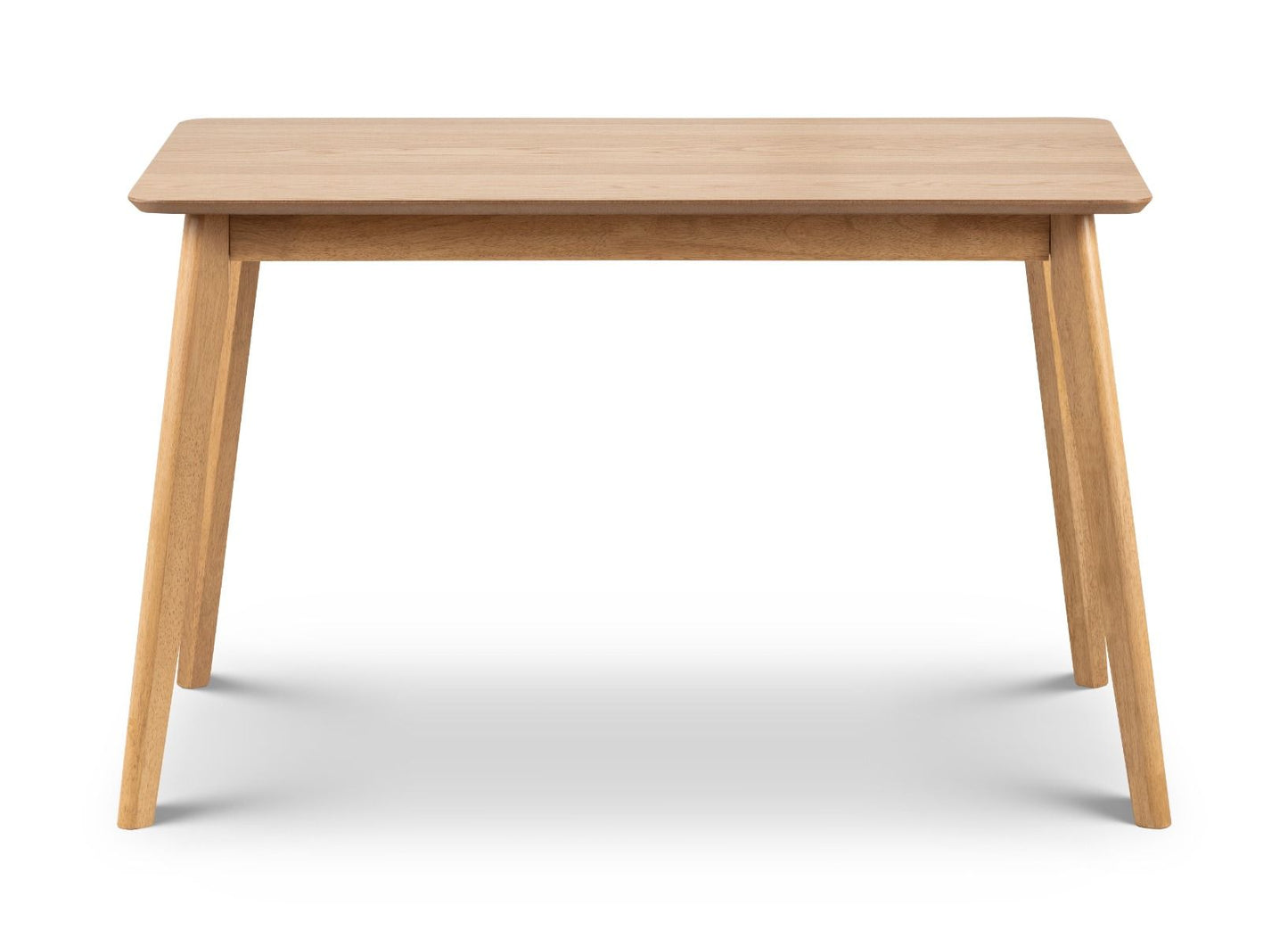 Boden 77cm Oak Dining Table and 4 Lars Waxed Oak Dining Chairs