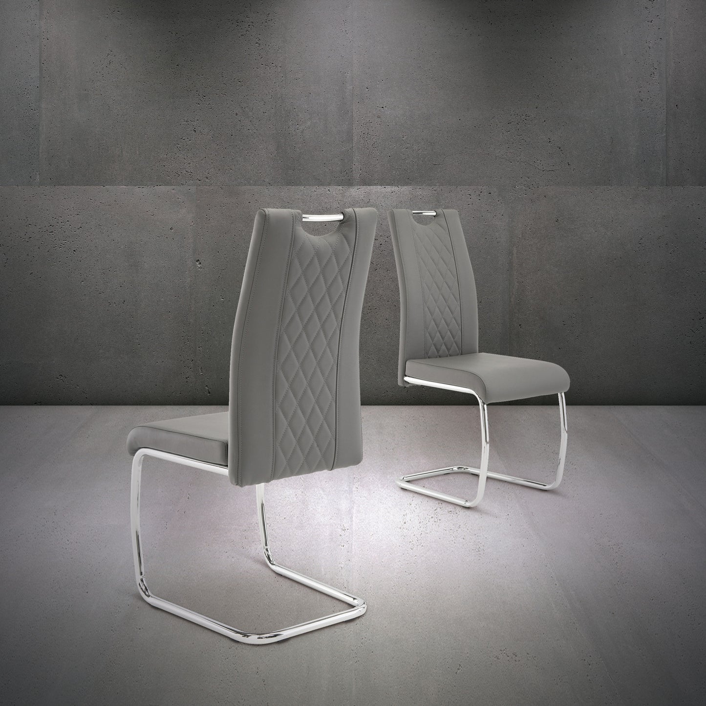 Garbo Dining Chair Grey