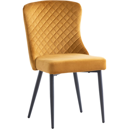 Hadley Velvet Dining Chair Antique Gold