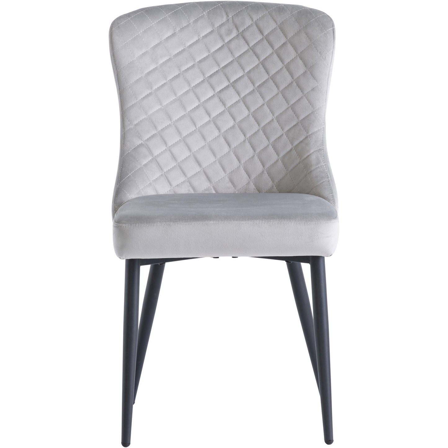 Hadley Velvet Dining Chair Silver