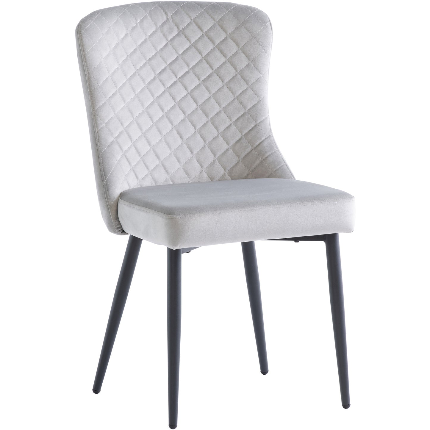 Hadley Velvet Dining Chair Silver