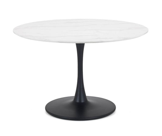Holland 1.2m Pedestal Black Table