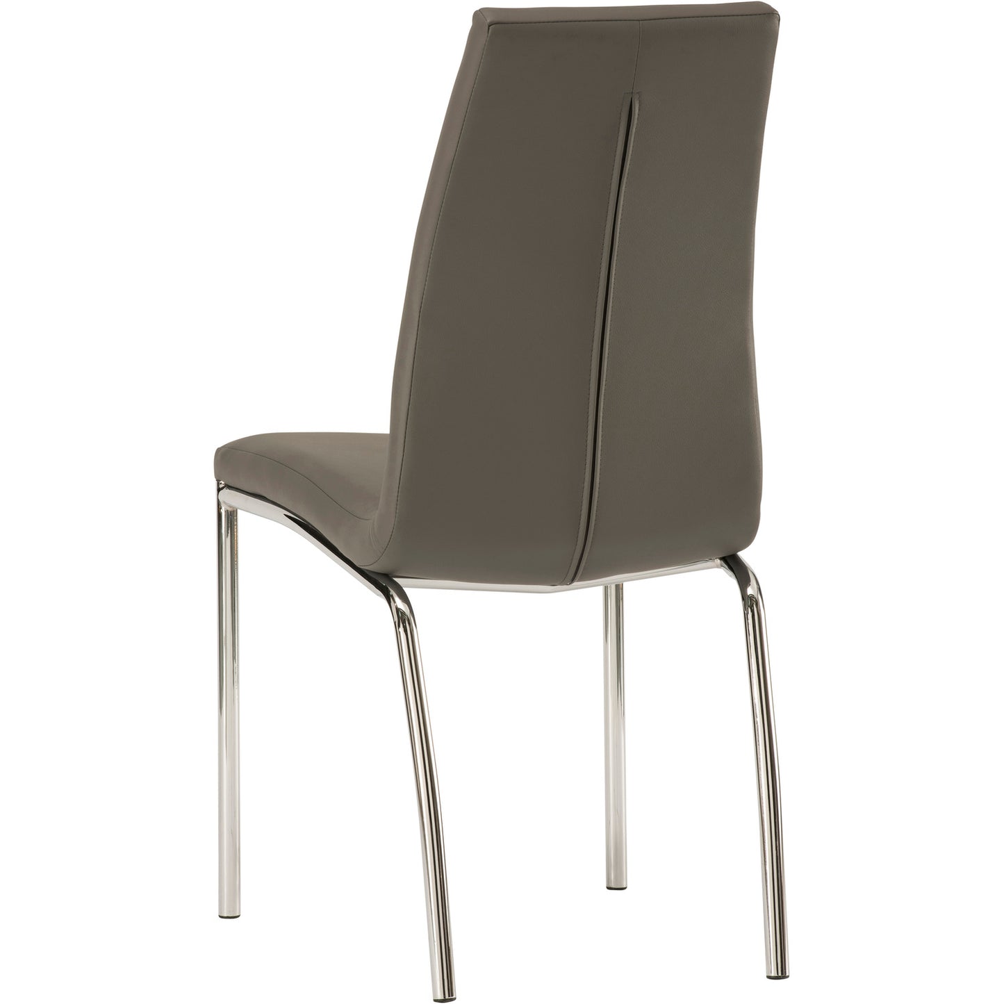 Kansas Dining Chair Faux Leather Grey