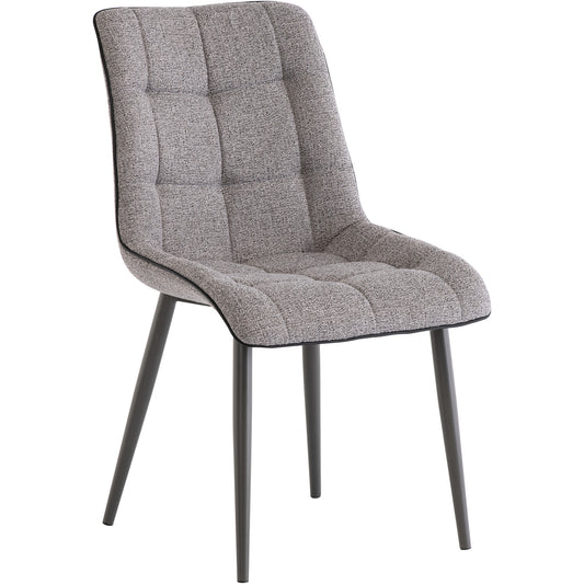 Picasso Dining Chair Grey Fabric