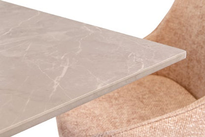 Remi Carlos Grey 1.8m Dining Table