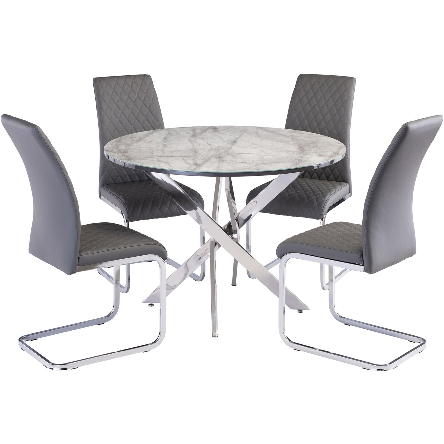 Tokyo Dining Chair Grey