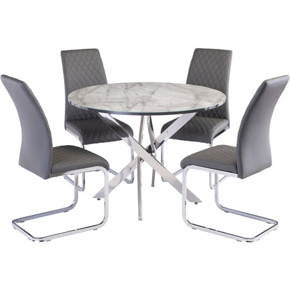 Tokyo Dining Chair Grey