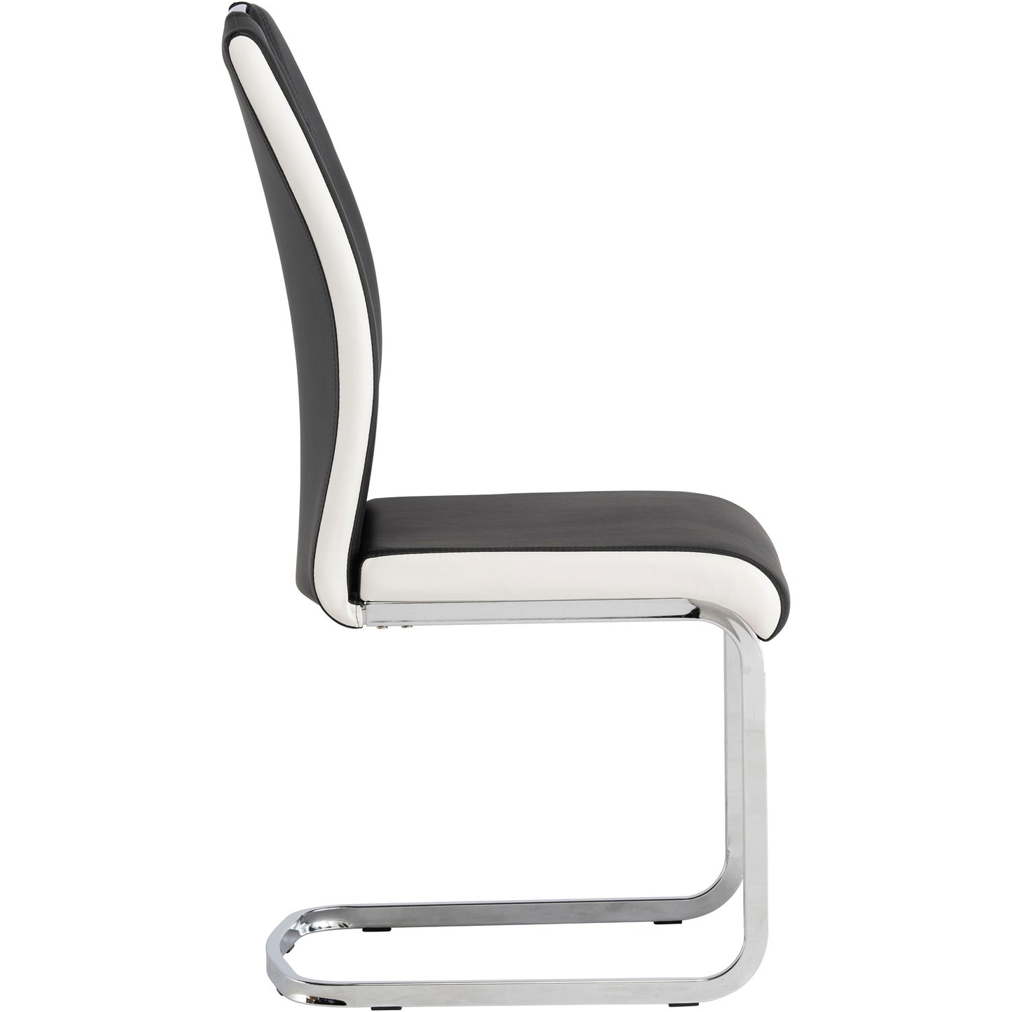 Venice Dining Chair - Black White