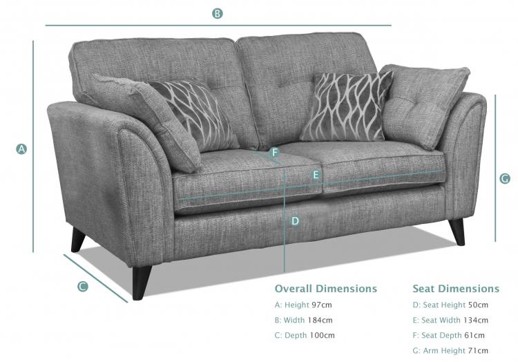 Orlando 2 Seater Sofa