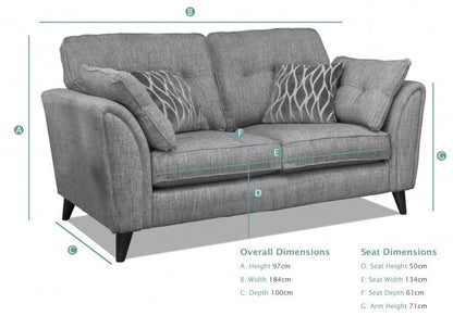 Orlando 2 Seater Sofa