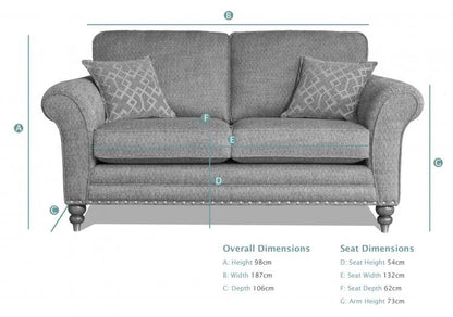 Chicago 2 Seater Sofa