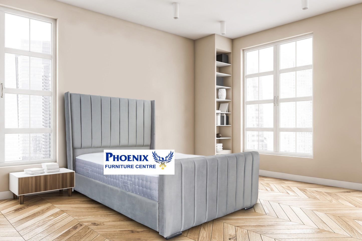 Munich Winged Ottoman Bedframe